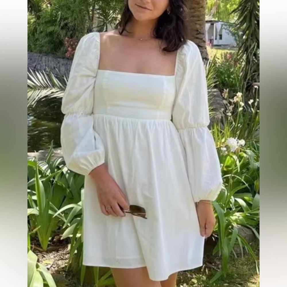 Reformation White Mini Dress
